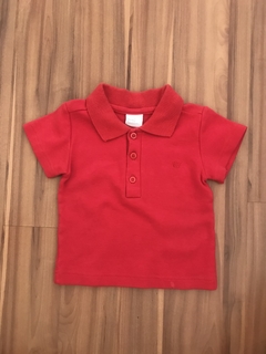 Polo Vermelha Baby Fashion