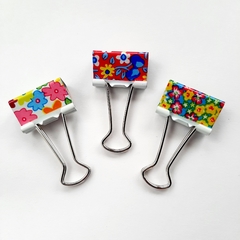 SET CLIPS FLORAL X 3
