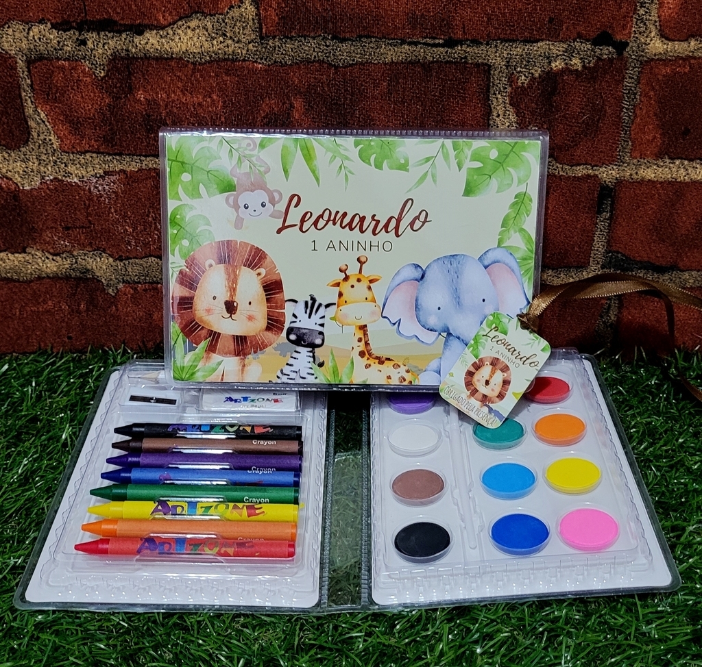 Lembrancinha - Kit Maleta Desenhar E Pintar Princesas - 1 Un