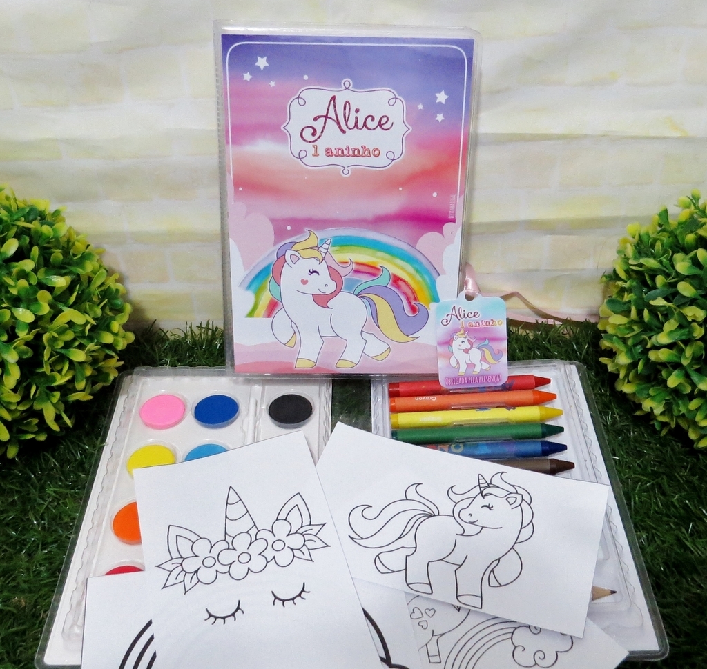 Lembrancinha - Kit Maleta Desenhar E Pintar Princesas - 1 Un - Festas da 25