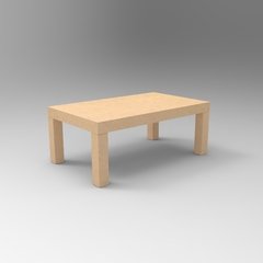 Mesa ratona con 4 patas de 100x60x40