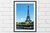quadro decorativo moldura laqueada com vidro Paris