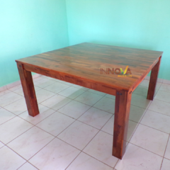 Mesa Alistonada 1,40x1,40 con 8 Sillas "Danissa". - INNOVA Muebles