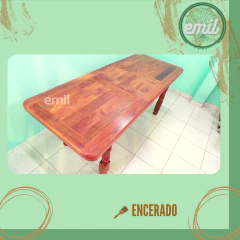 Mesa "Trampa". Mesa Extensible. Mesa de Algarrobo. - tienda online