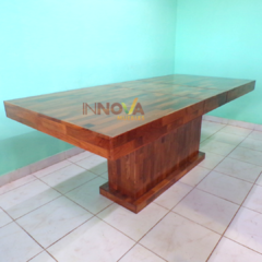 Mesa Extensible de Algarrobo. De 1,60 a 2,00 m. - comprar online
