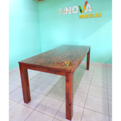 Mesa De Comedor. Mesa De Algarrobo 2,00x0,90m. Alistonada - tienda online