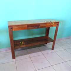 Mesa de Arrime "Lara" 1.20 x 0.85 m. 1 cajón - comprar online