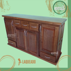 Bahiut "Frances". Bahiut de Algarrobo. Bajo Modular. - INNOVA Muebles