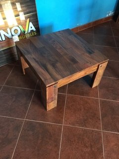 Mesa Ratona para living. Ratona 60x60cm. Algarrobo en internet