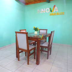 Mesa "Pradera" 1,40X0,90m. Con 4 Sillas "Danissa". - comprar online