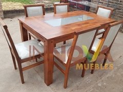 Mesa "Pradera" 1,60x0,90m. con 6 Sillas "Danissa".