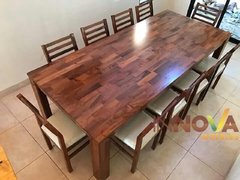 Mesa De Algarrobo. Mesa De Comedor 2,40 x 1,10m. Alistonada - comprar online