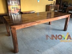 Mesa De Algarrobo. Mesa De Comedor 2,40 x 1,10m. Alistonada