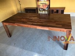 Mesa De Algarrobo. Mesa De Comedor 2,40 x 1,10m. Alistonada en internet