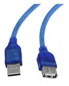 Cable Extensor Alargue Usb Macho - Usb Hembra 2.0 1.50 Mts