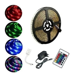 Tira Cinta Led 5050 Rgb Control Remoto Exterior 5 Mts en internet