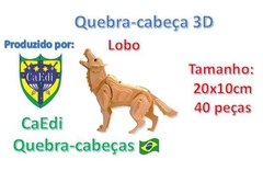 Quebra-cabeça 3D: Lobo