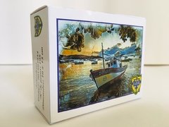 Quebra-cabeça em madeira 108 peças mini: Entardecer