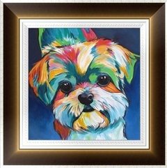 Tela em Strass - Cachorro