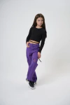 PANTALON MOM CON ROTURAS VIOLETA