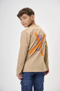 REMERA AURON CAMEL - comprar online