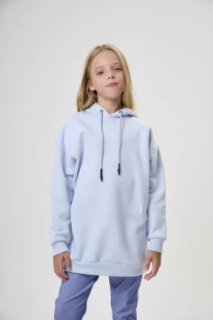BUZO OVERSIZE CELESTE
