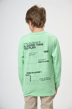 REMERA TIME TO PLAY VERDE - comprar online