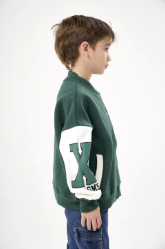 campera universitaria verde - comprar online