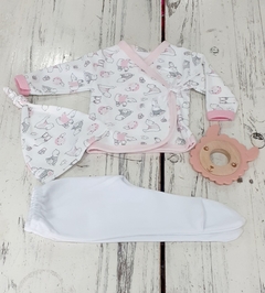 Ajuar con Gorrito y Animalitos