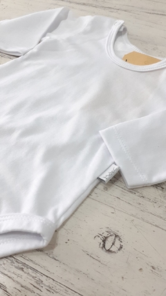 Body blanco mangas largas - comprar online