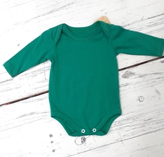 Body Verde Mangas Largas