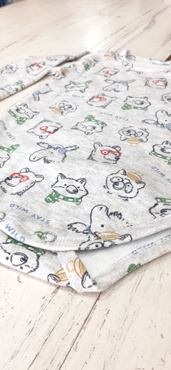 Body Gris de Animalitos - comprar online