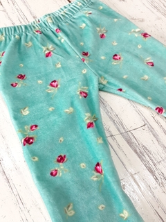 Pantalón de Plush Floreado - comprar online