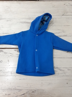 Campera Frizada Azul