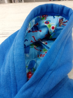 Campera Frizada Azul - comprar online