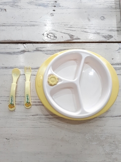 Plato Térmico con Cubiertos