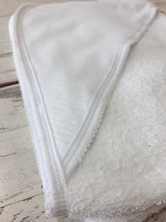 Toallon de Bebé Blanco - comprar online