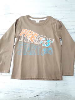 Remera Press Start