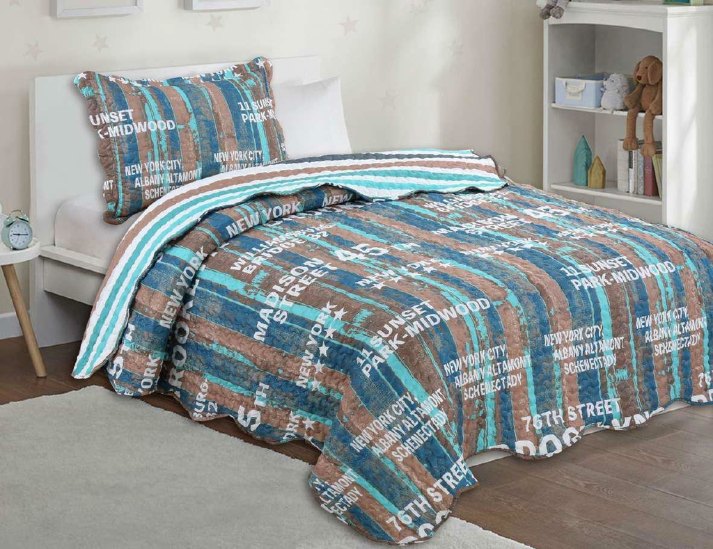 Cubrecama Quilt Amarelo Queen