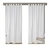 Cortina Tropical Lisa Con Presilla Etiqueta Blanca - Etiqueta Blanca - Sabanas - Toallas - Frazadas - Venta Mayorista