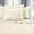 Juego de Sabanas Rayadas City Blanco King Size - comprar online