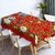 Mantel Tropical Estampado Navideño - Etiqueta Blanca - Sabanas - Toallas - Frazadas - Venta Mayorista