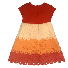 Um mais um - Vestido Coral Babados - comprar online
