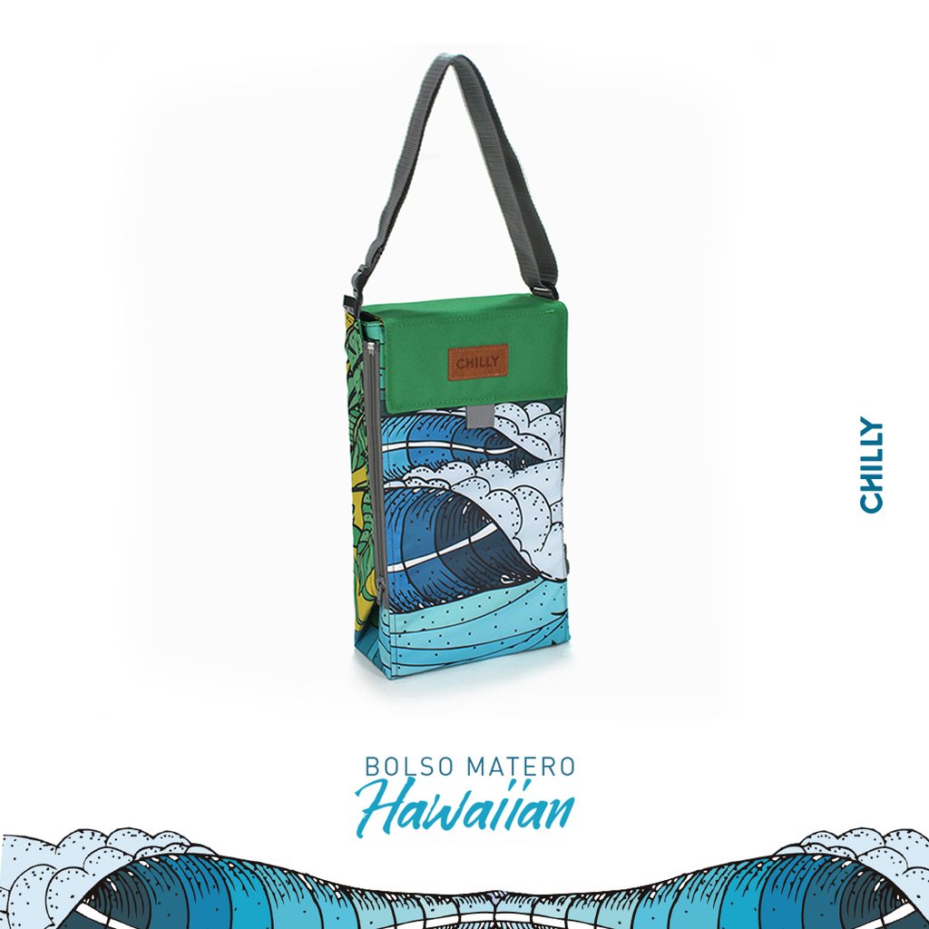 Bolso matero desplegable Hawaian - Lindo Loro