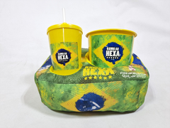 Kit pipoca Brasil para brindes e lembrancinhas Copa do mundo - comprar online