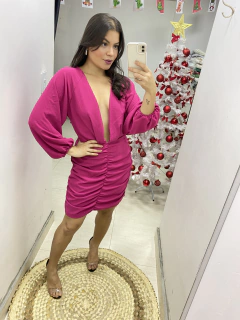 Imagem do Vestido Stella Franzido na Frente