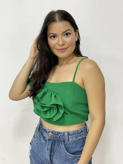 Cropped Maria Flor Cor: Verde - Avexada Boutique