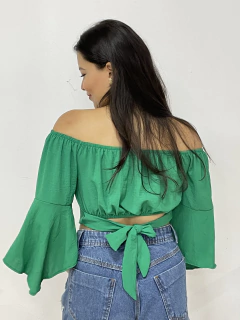 Cropped Aretha Verde - comprar online