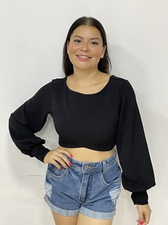 Cropped Manga Longa Keyla