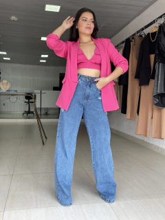 Blazer Sávia Cor: Rosa - comprar online